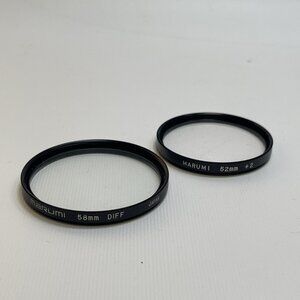 Marumi Filter 52 mm  + 2 & 58 mm DIF circular threaded Lens Filter Made in Japan